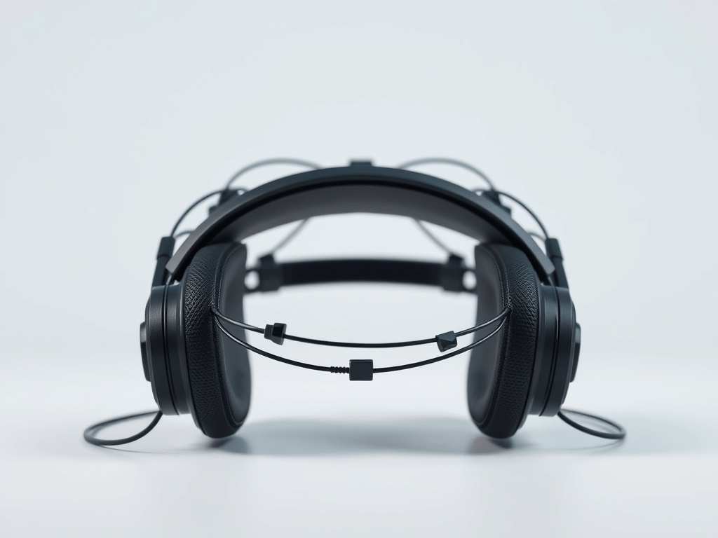 EEG headset used for neurocinematic audience testing